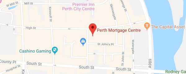 map location of perth mortgage centre 